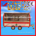 Towable Type Commercial mobile food carts for coffee for donuts for sale